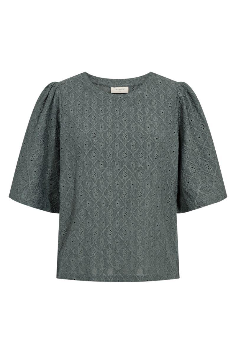 Kiona Blouse 207310 | Dark Forest | Bluse fra Freequent - Image 2