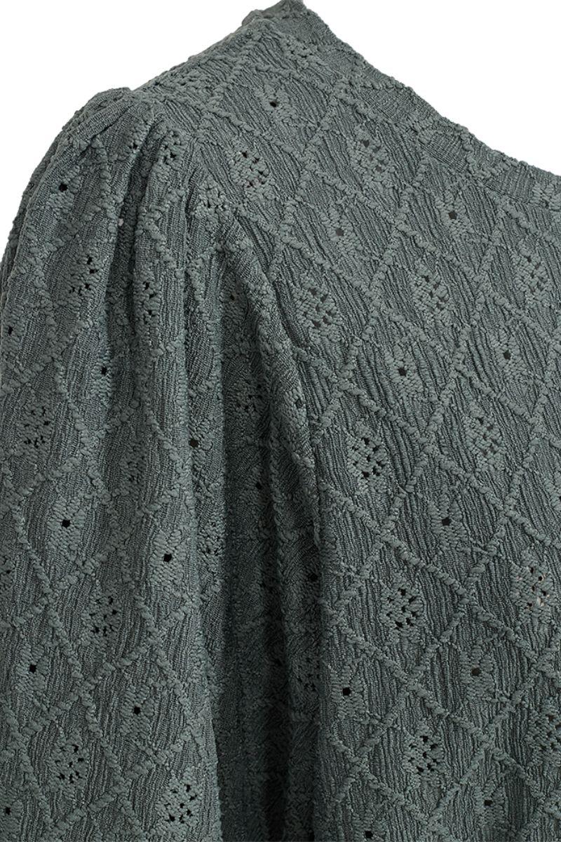 Kiona Blouse 207310 | Dark Forest | Bluse fra Freequent - Image 5