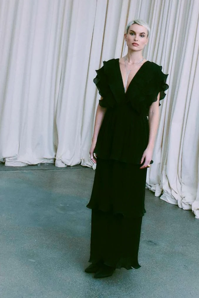 Kira Dress 204632 | Black | Kjole fra Copenhagen Muse - Image 8