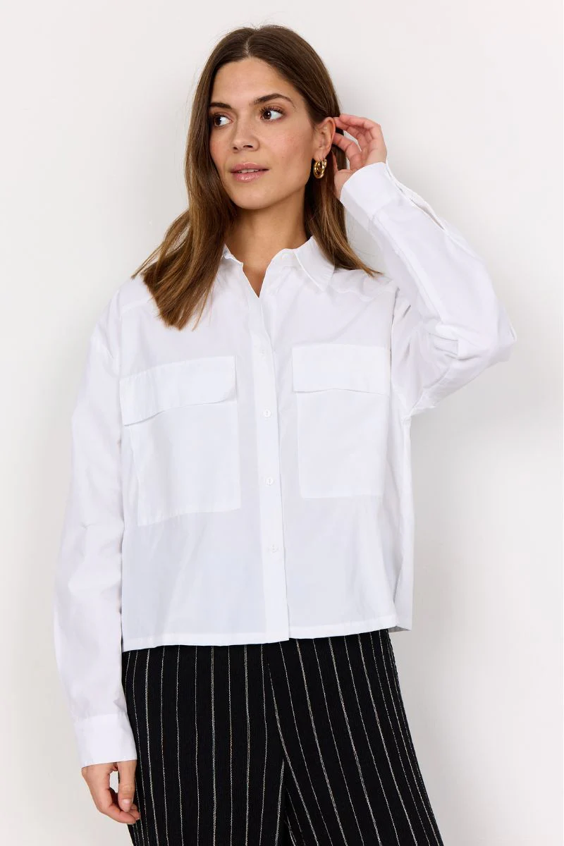Klara Shirt | Hvid | Skjorte fra French Laundry - Image 10