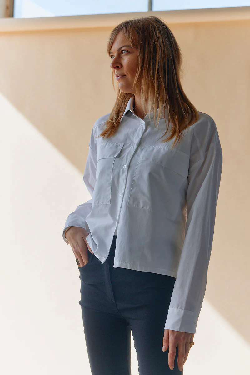 Klara Shirt | Hvid | Skjorte fra French Laundry - Image 4
