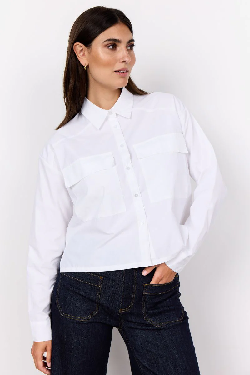 Klara Shirt | Hvid | Skjorte fra French Laundry - Image 8