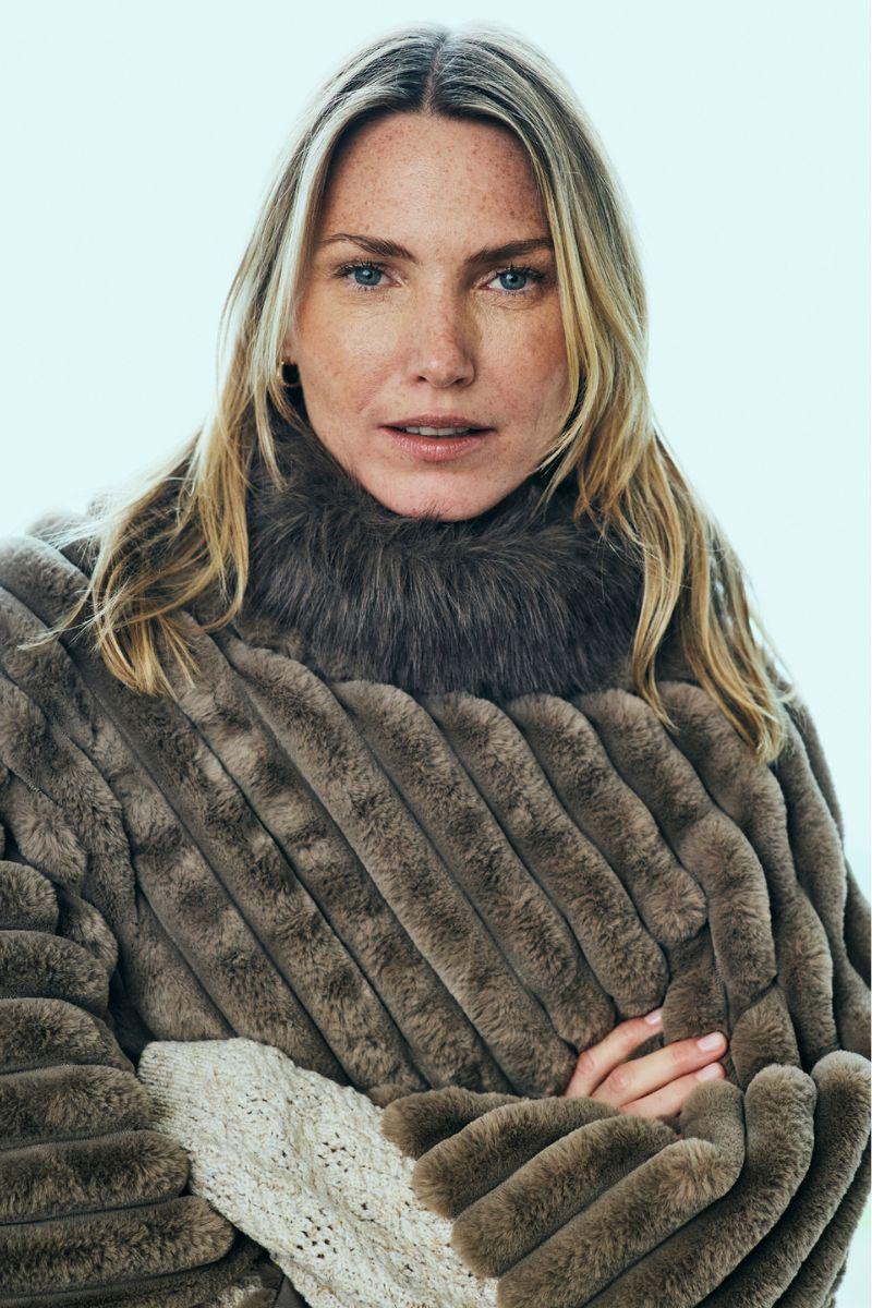 Kokan Cape 206734 | Desert Taupe W. Morel | Jakke fra Freequent - Image 6