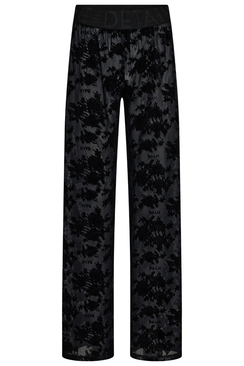 Lace Legging | Sort | Leggings fra Hype the Detail - Image 2