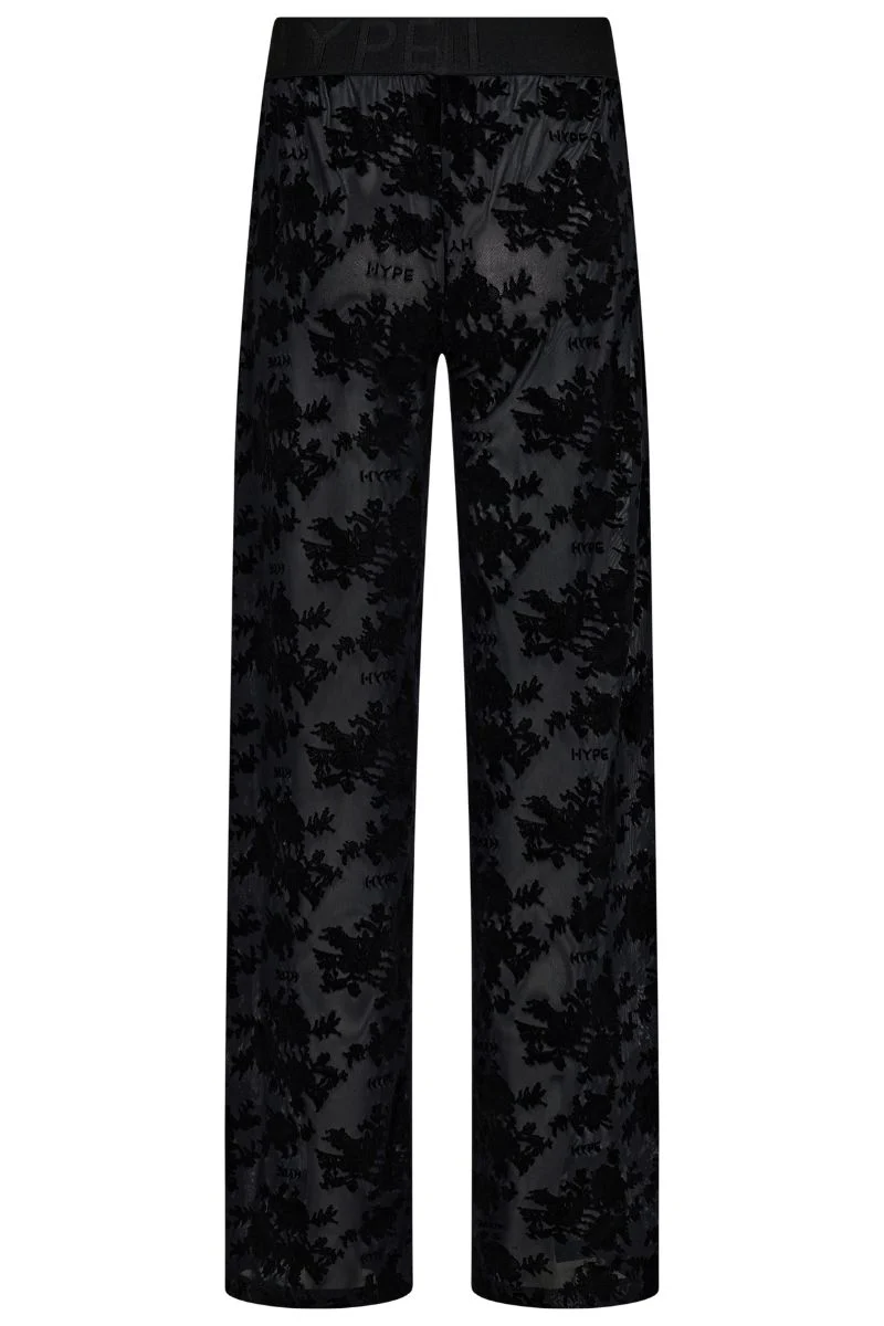Lace Legging | Sort | Leggings fra Hype the Detail - Image 4