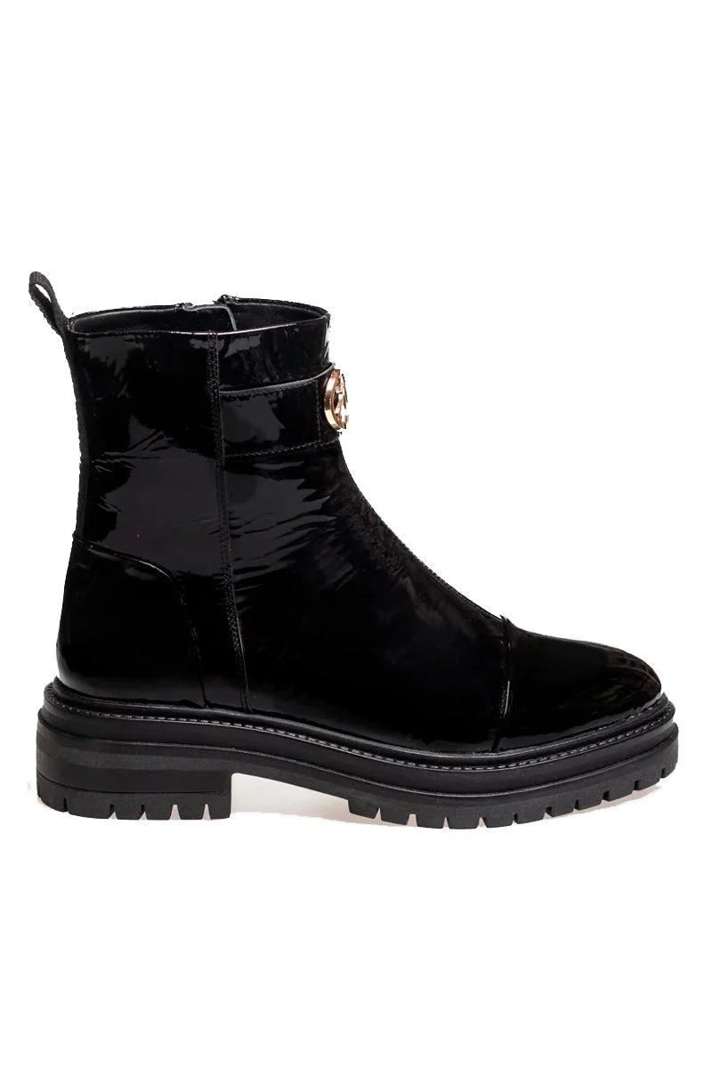 Lady Boss Patent | Black patent | Støvler fra Copenhagen Shoes - Image 2