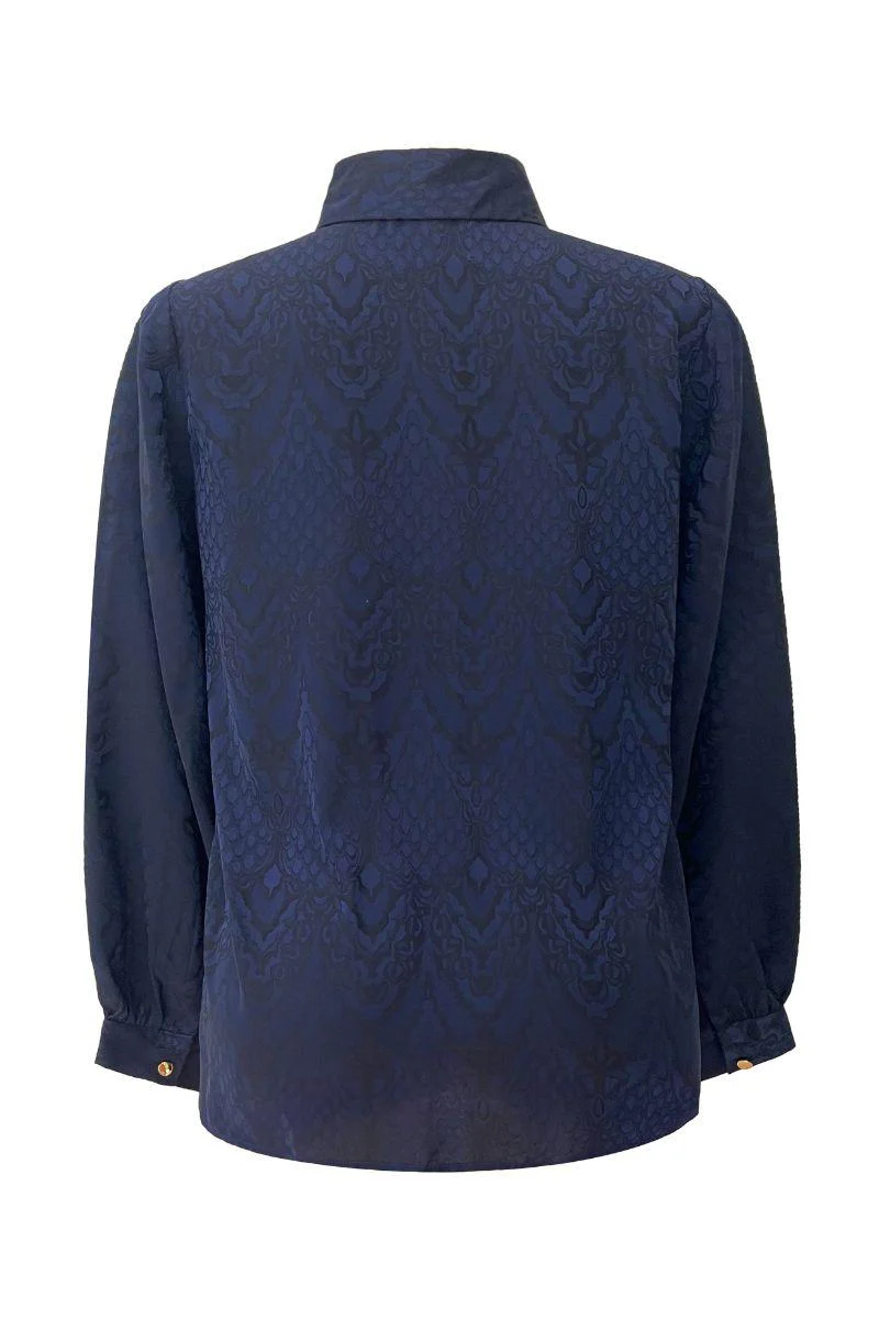 Lala Ls Shirt | Navy Black | Bluse fra Liberté - Image 4