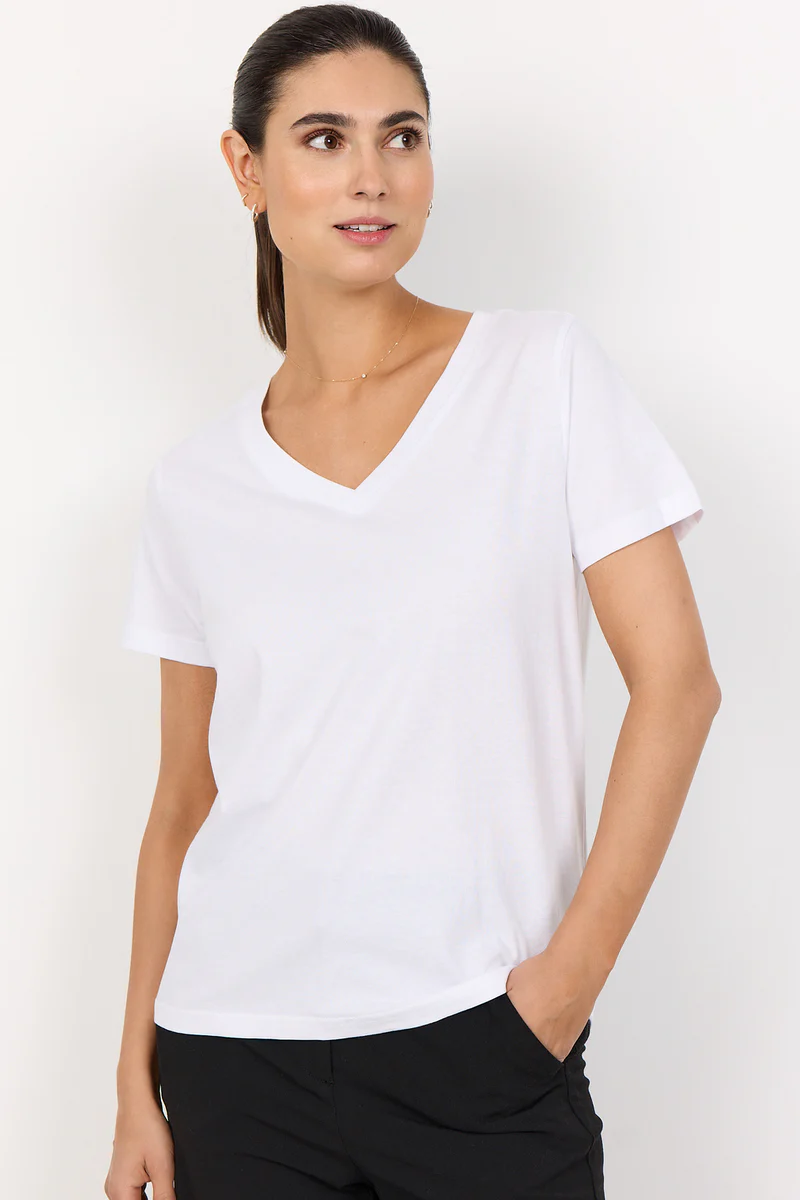 Lulu Classic V Tee | Hvid | T-shirt fra Statebird - Image 6
