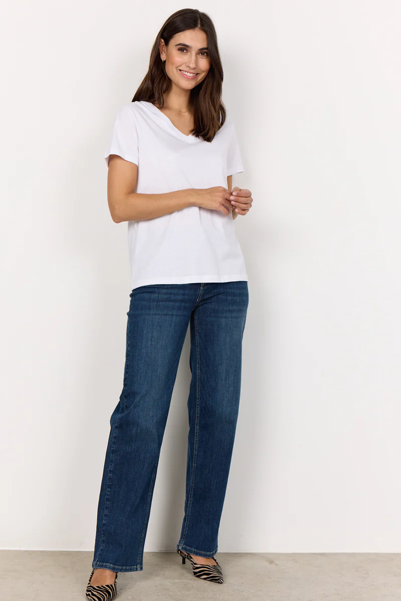 Lulu Classic V Tee | Hvid | T-shirt fra Statebird - Image 8