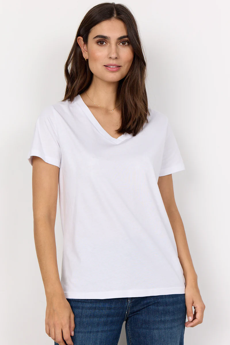 Lulu Classic V Tee | Hvid | T-shirt fra Statebird - Image 9