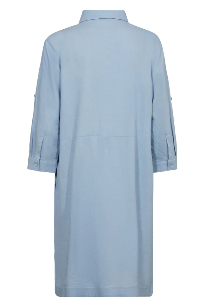Laluna Dress | Chambray Blue | Kjole fra Freequent - Image 2