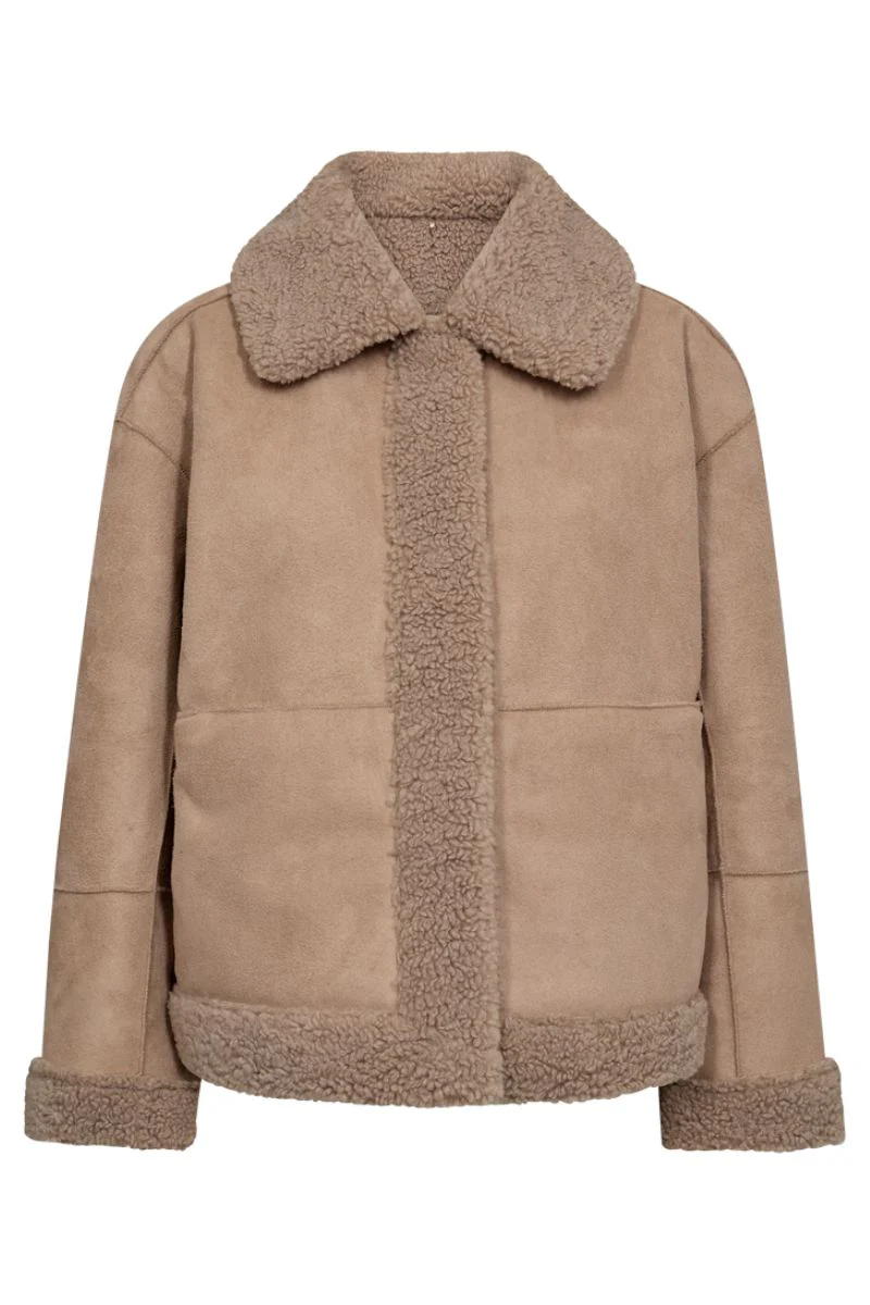 Lamby Jacket 204171 | Simply Taupe | Jakke fra Freequent - Image 2