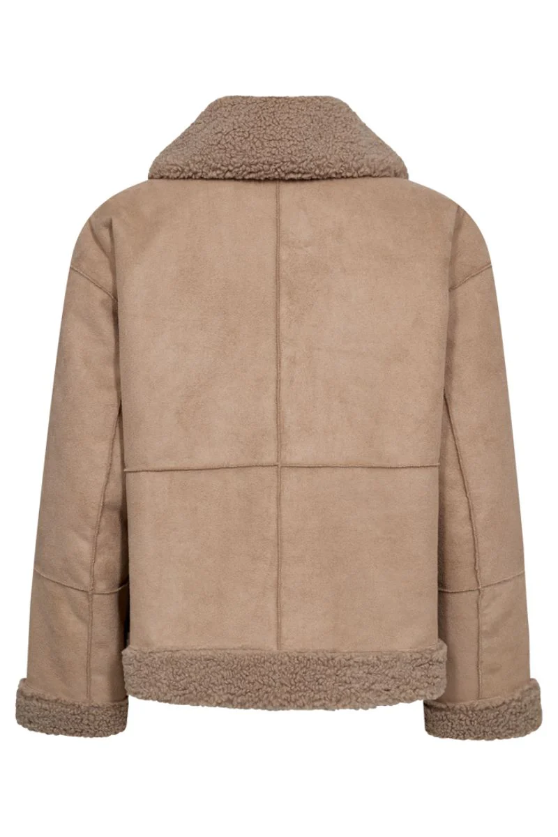 Lamby Jacket 204171 | Simply Taupe | Jakke fra Freequent - Image 4