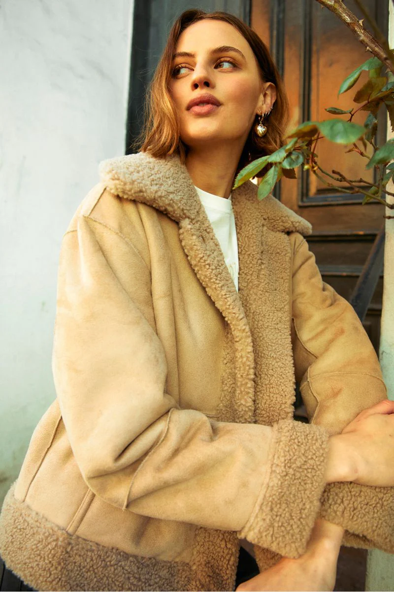 Lamby Jacket 204171 | Simply Taupe | Jakke fra Freequent - Image 6