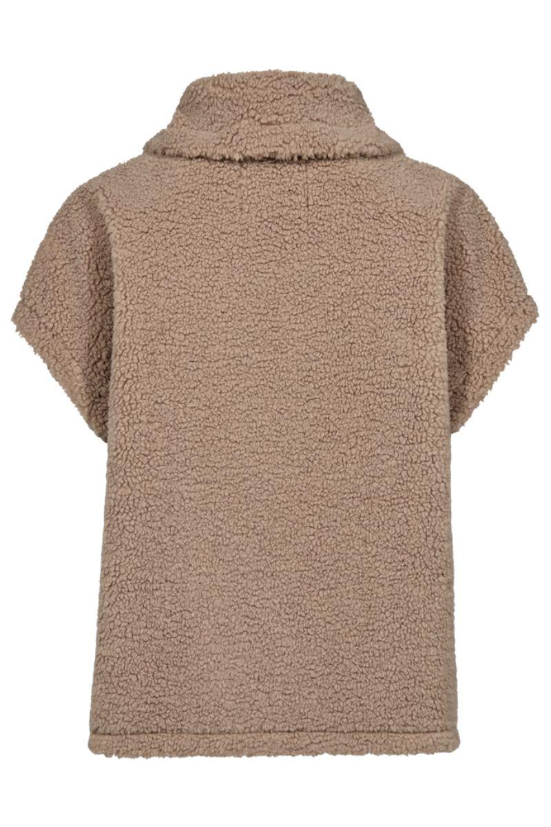 Lamby Waistcoat 206965 | Simply Taupe | Jakke fra Freequent - Image 5