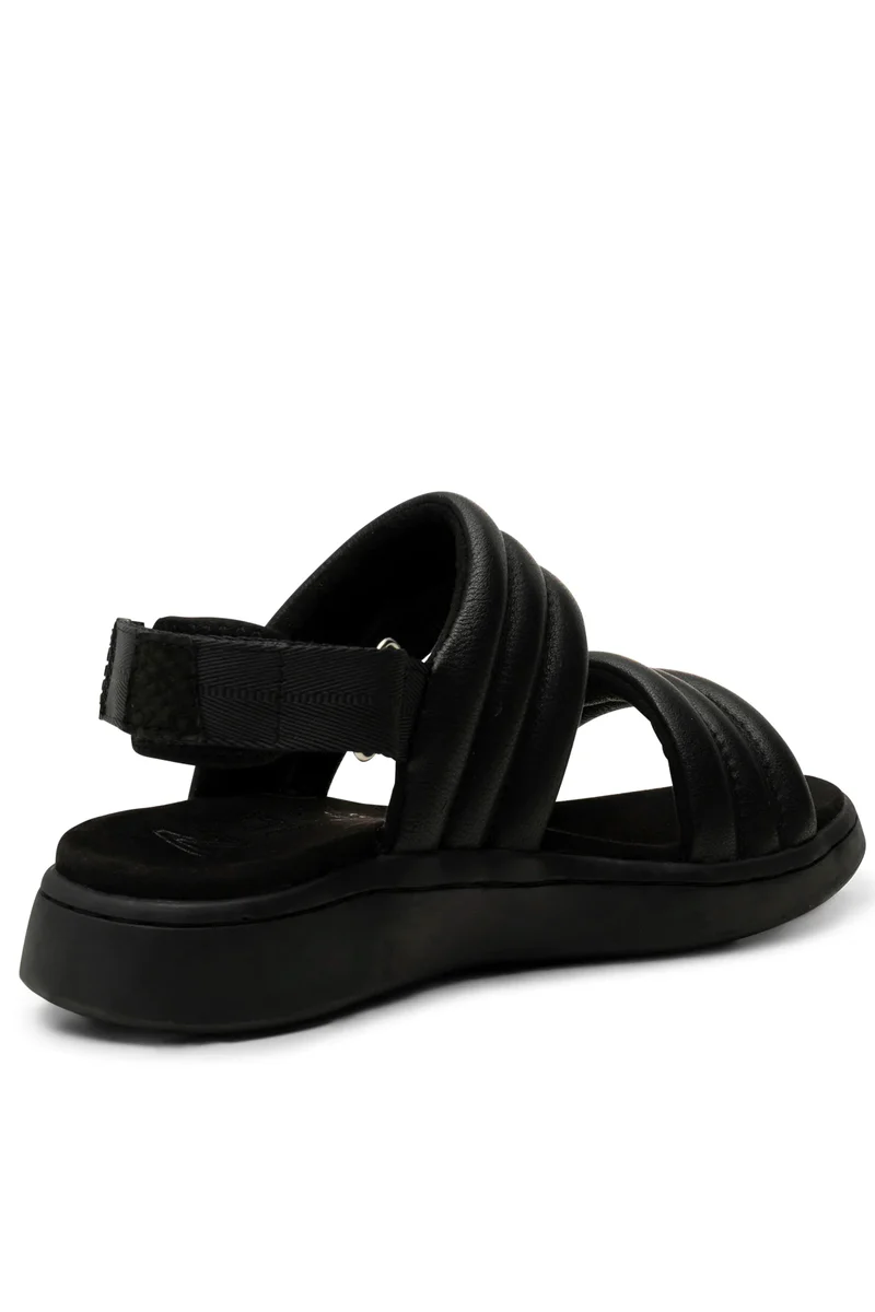 Lara Leather | Black | Sandaler fra Woden - Image 7
