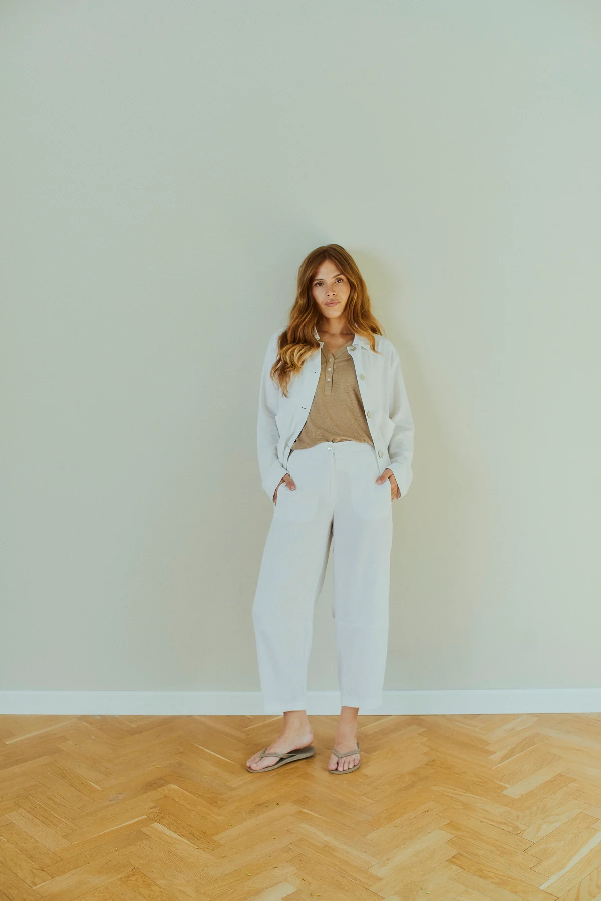 Lava Pants 207889 | Brilliant White | Bukser fra Freequent - Image 4