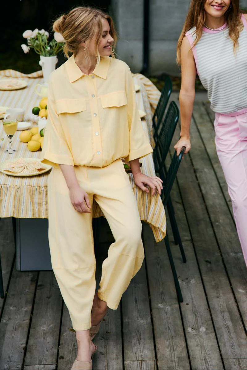 Lava Pants 207889 | Golden Haze | Bukser fra Freequent - Image 3