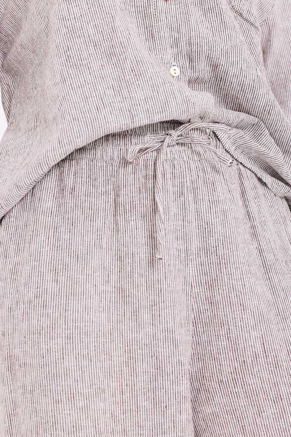 Lava Pants Stripe 204305 | Coffee Bean W. Star Offwhite - Image 9