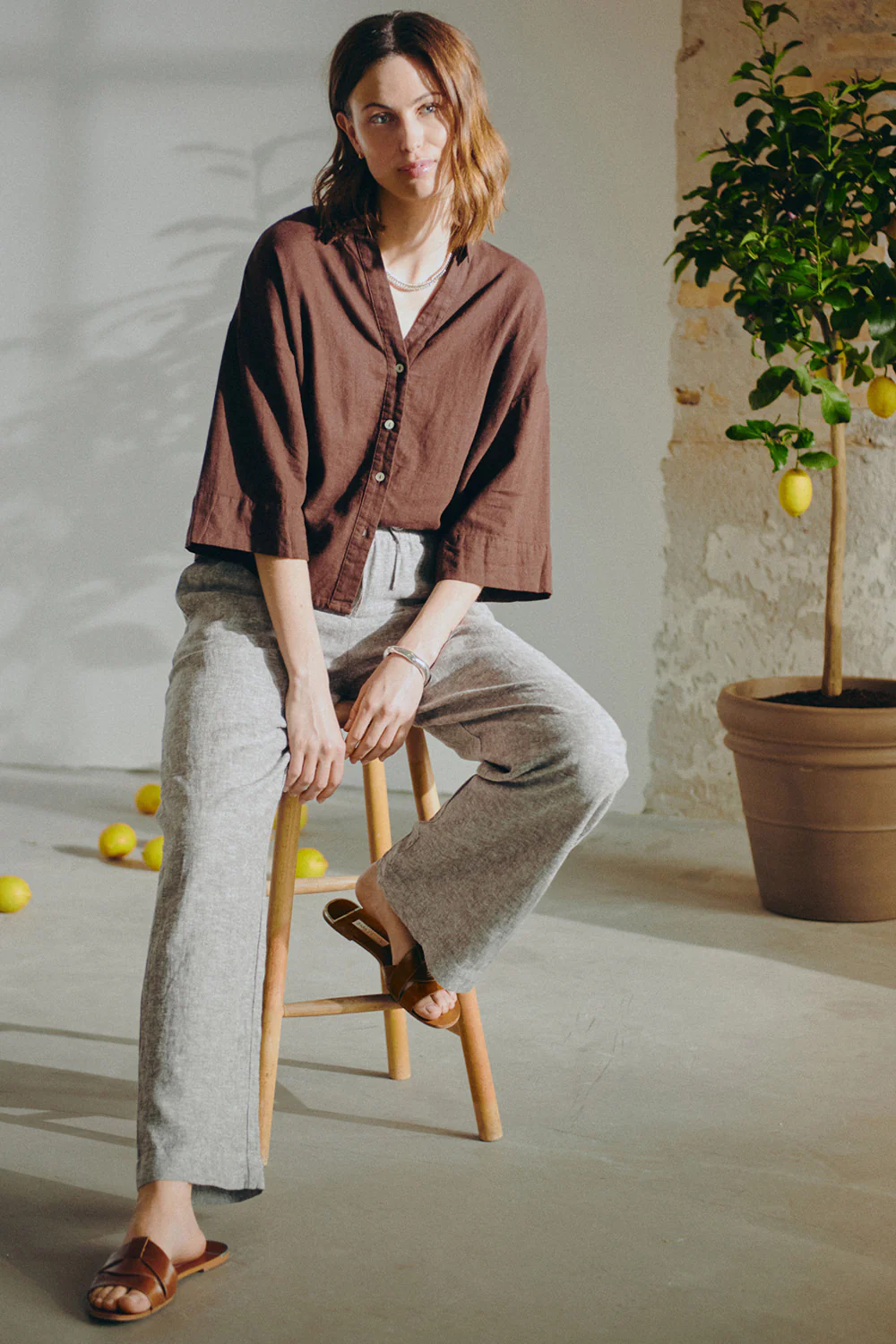 Lava Pants 127405 | Morel Melange