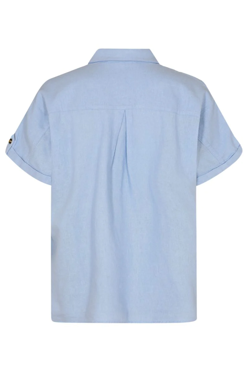 Lava Sh Ss 127109 | Chambray Blue | Skjorte fra Freequent - Image 2