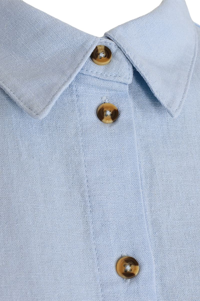 Lava Sh Ss 127109 | Chambray Blue | Skjorte fra Freequent - Image 3