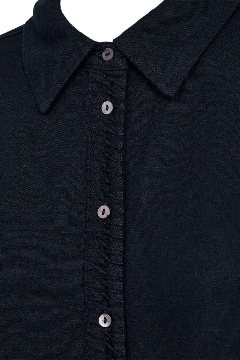Lava Shirt 205904 | Navy Blazer | Skjorte fra Freequent - Image 3