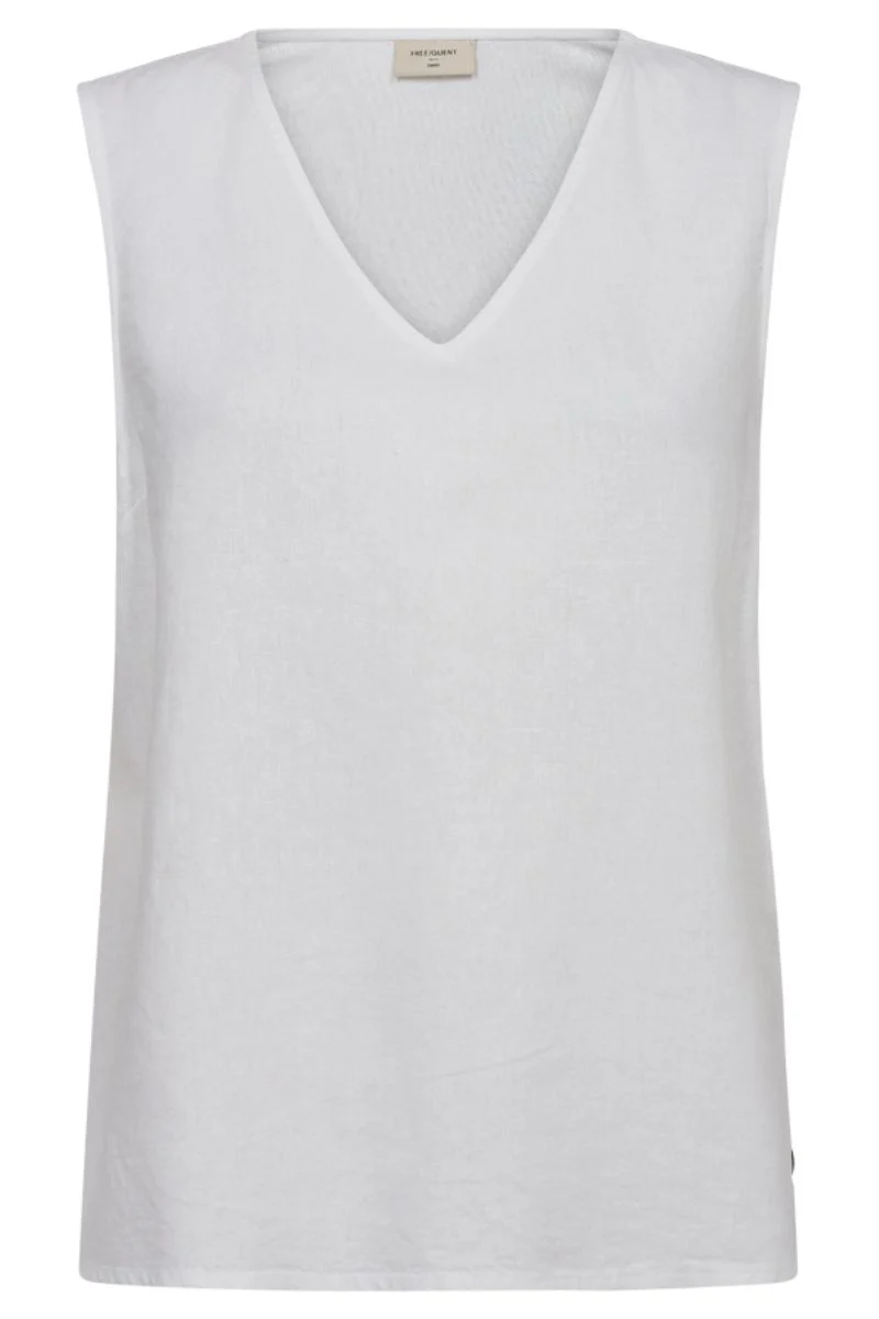 Lava Top 204160 | Brilliant White | Tanktop fra Freequent - Image 2