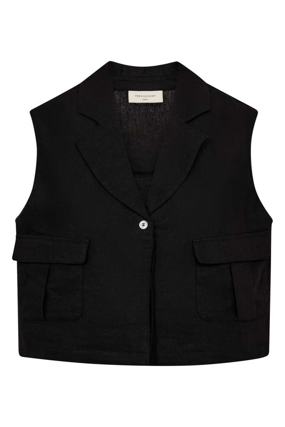 Lava Waistcoat 208323 | Black | Vest fra Freequent