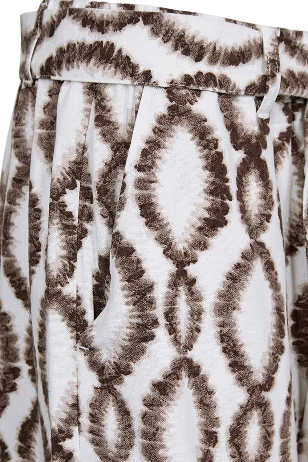 Lavisco Bermuda 208227 | Brilliant White W. Coffee Bean | Shorts fra Freequent - Image 3