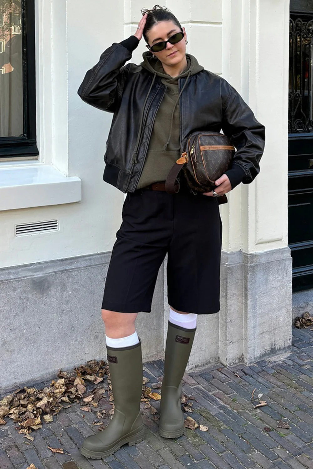 Le Waterproof WL761 | Dark Olive | Rubber Boots fra Woden - Image 3