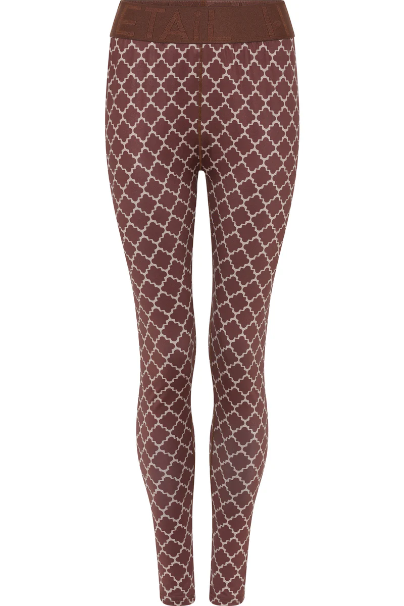 Leggings | Brun med print | Leggings fra Hype the Detail