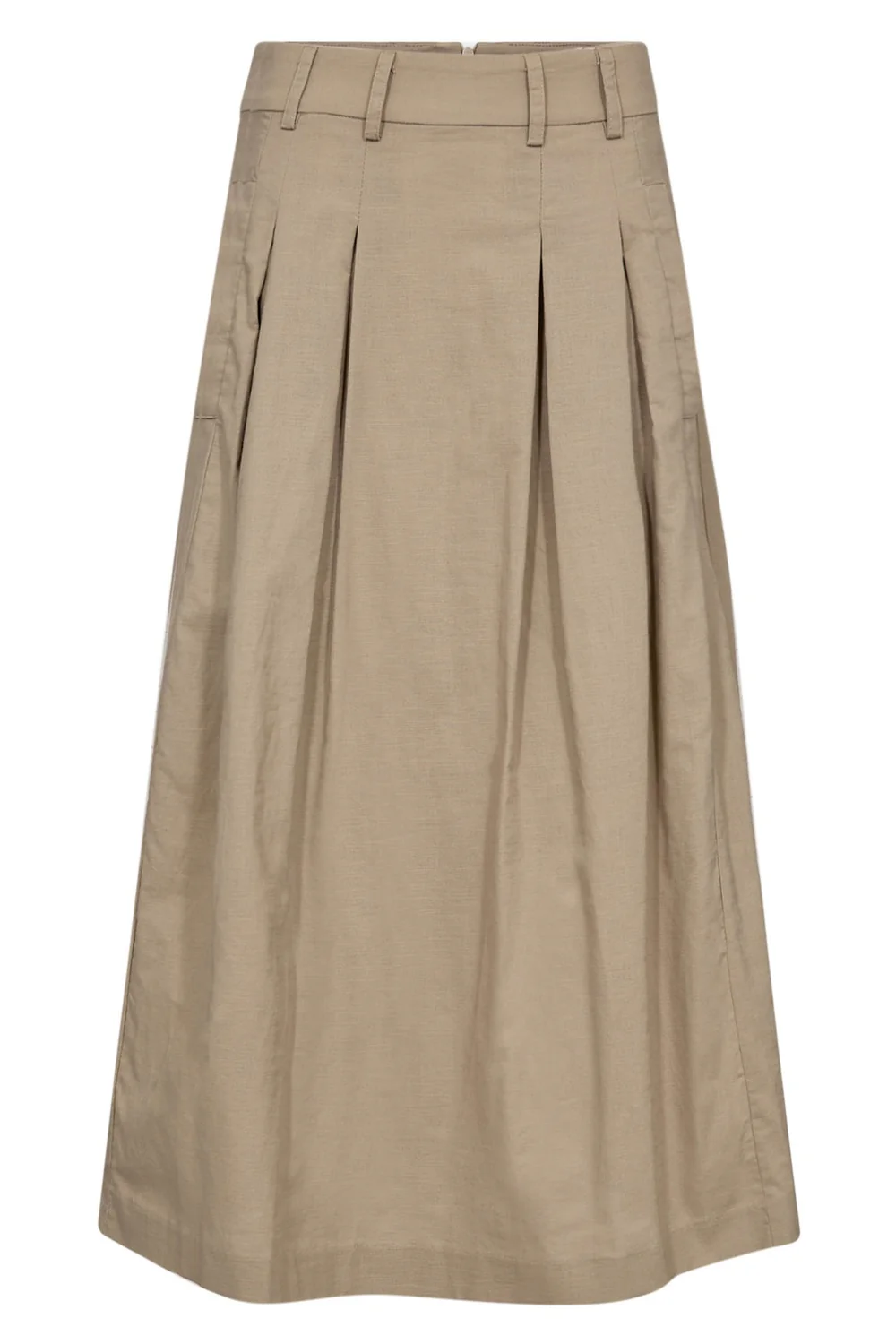 Leilacc Anya Pleat Skirt | Bisquit | Nederdel fra Co'Couture - Image 2