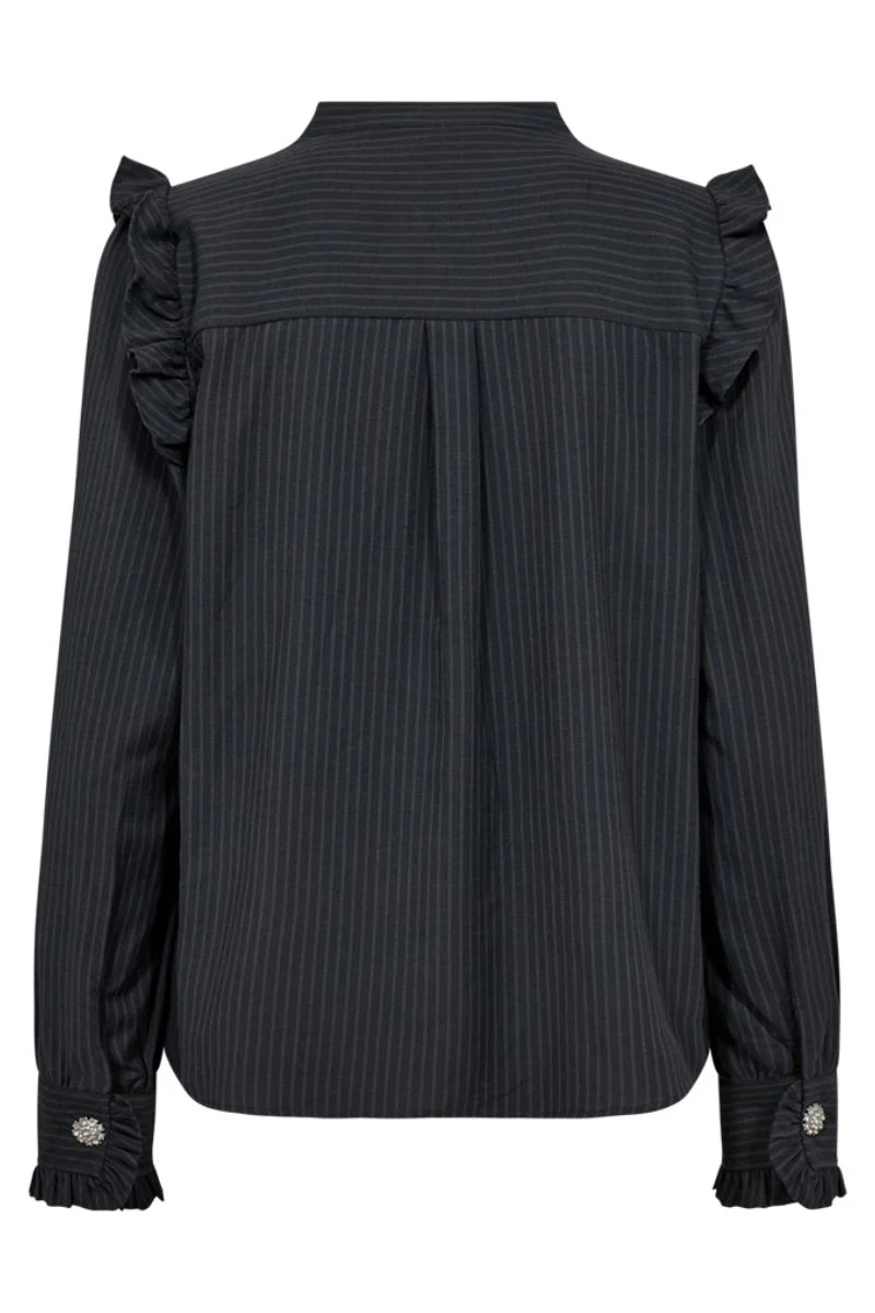 Leli Shirt 204493 | Pirate Black w. Smoked Pearl | Skjorte fra Freequent - Image 2