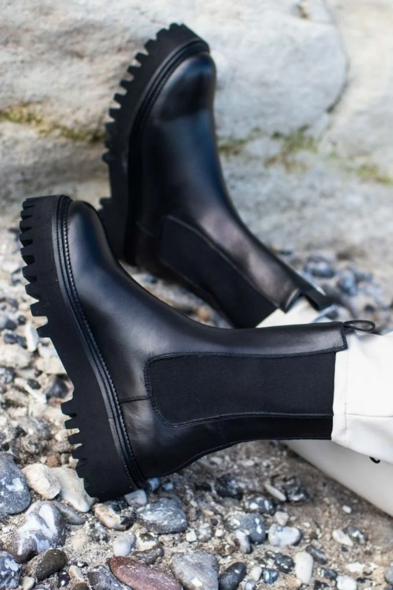 Lemon (Plain Color) | Black | Støvler fra Copenhagen Shoes
