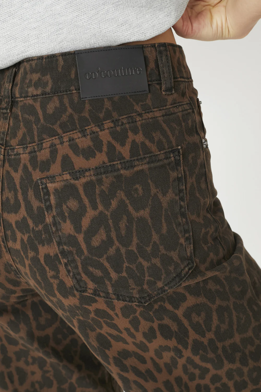 Leo New Wide Pant 31628 | Dark Brown | Bukser fra Co'couture - Image 6