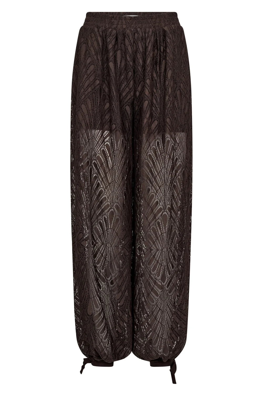 Leti Balloon Pant 41107 | Dark Brown | Bukser fra Co'couture - Image 2