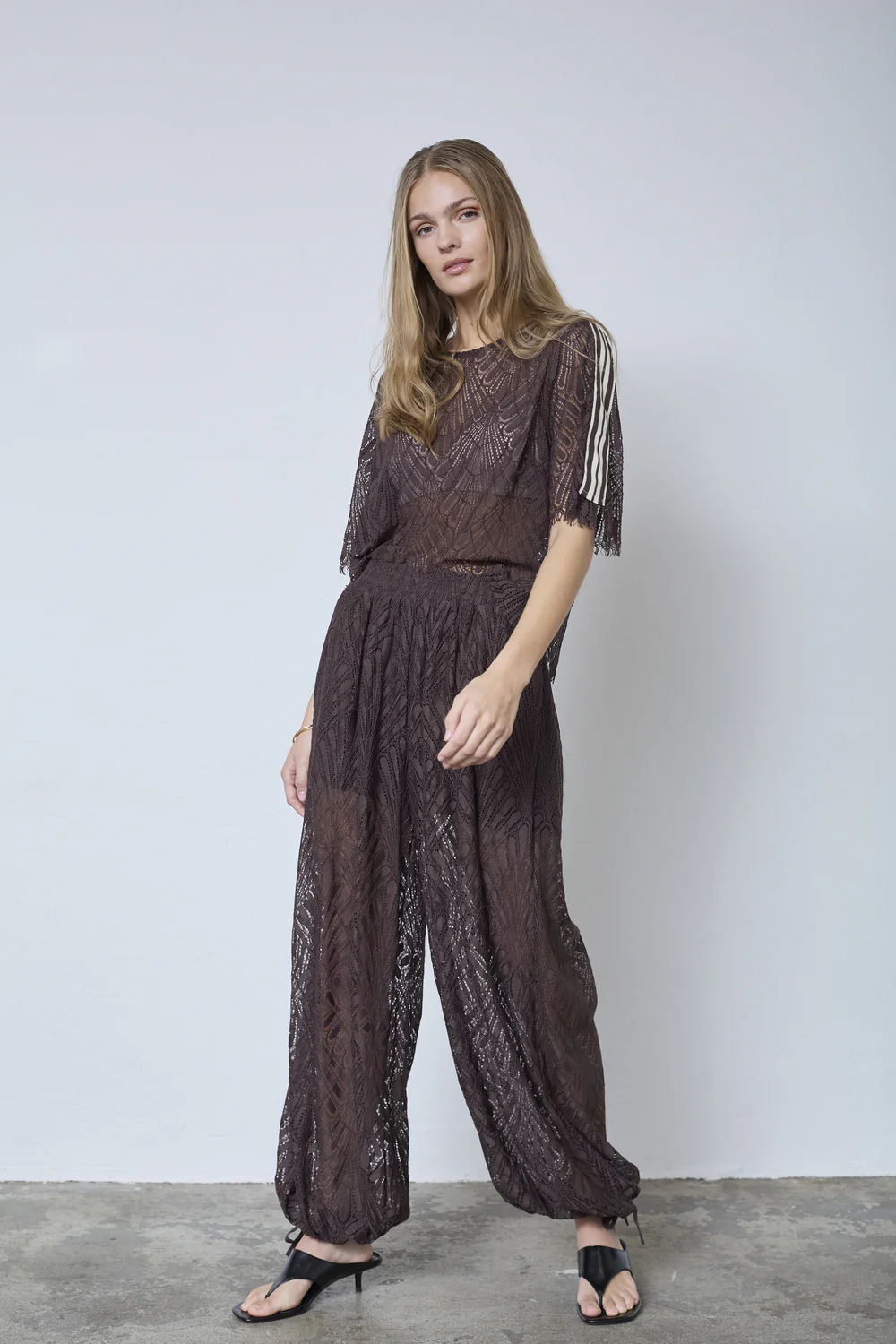 Leti Balloon Pant 41107 | Dark Brown | Bukser fra Co'couture - Image 4
