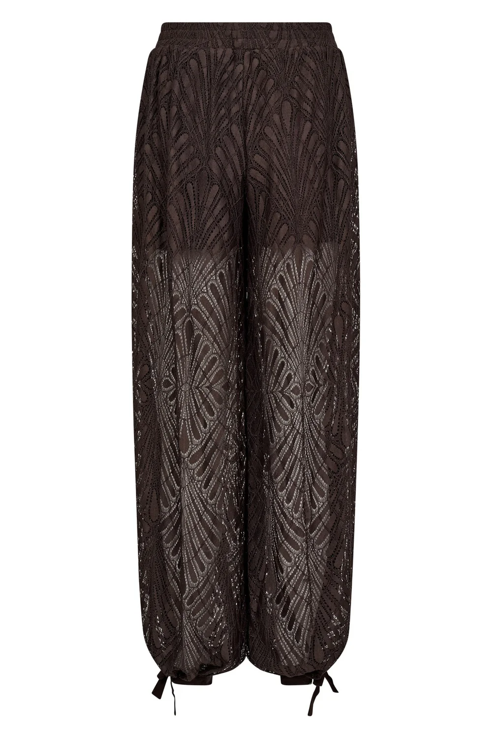 Leti Balloon Pant 41107 | Dark Brown | Bukser fra Co'couture - Image 6