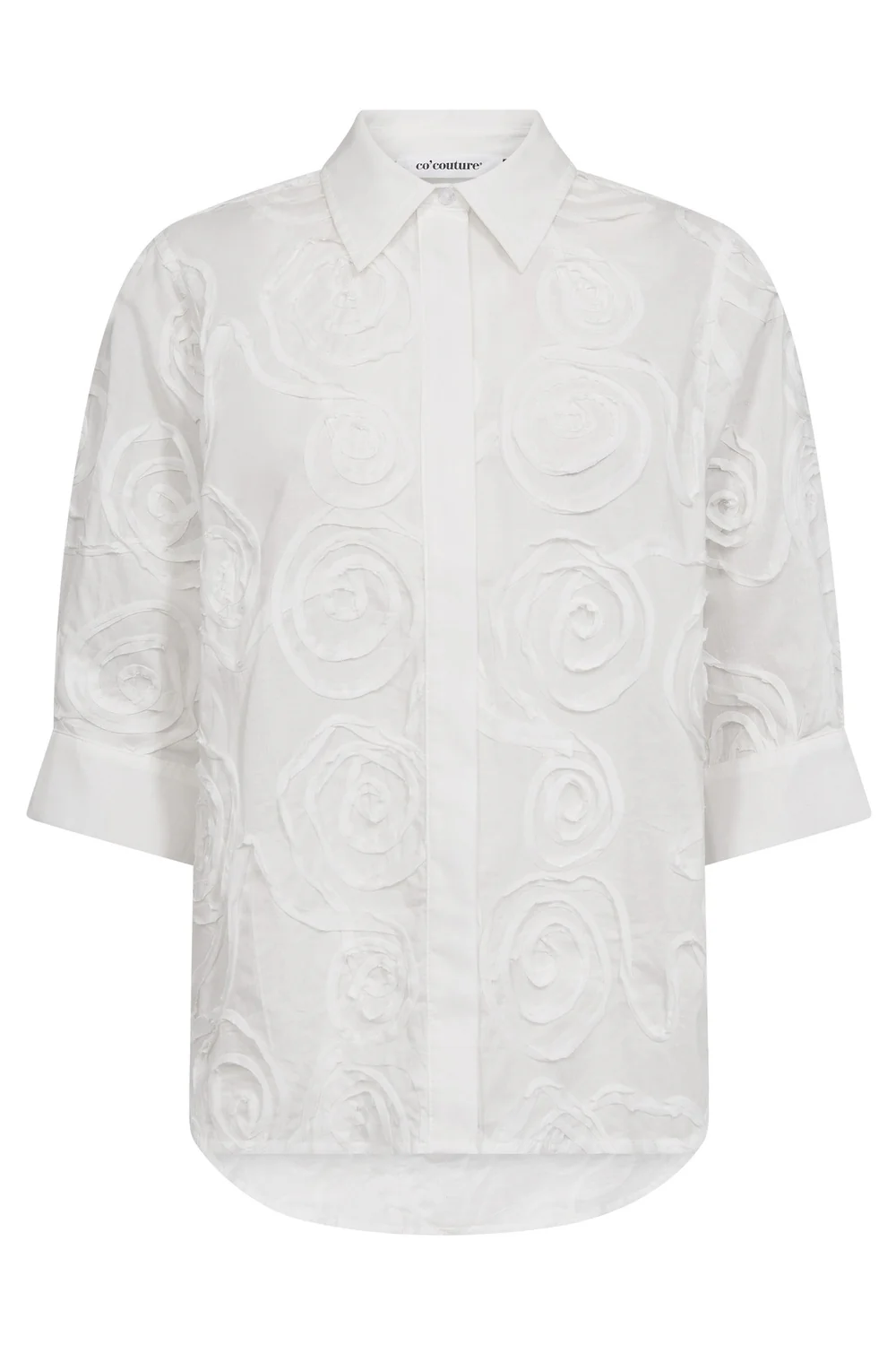 Leyacc Ss Shirt | White | Skjorte fra Co'Couture - Image 2