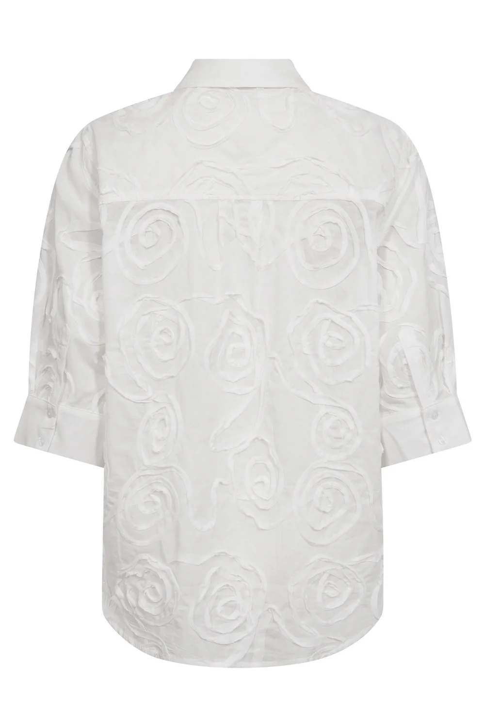 Leyacc Ss Shirt | White | Skjorte fra Co'Couture - Image 4