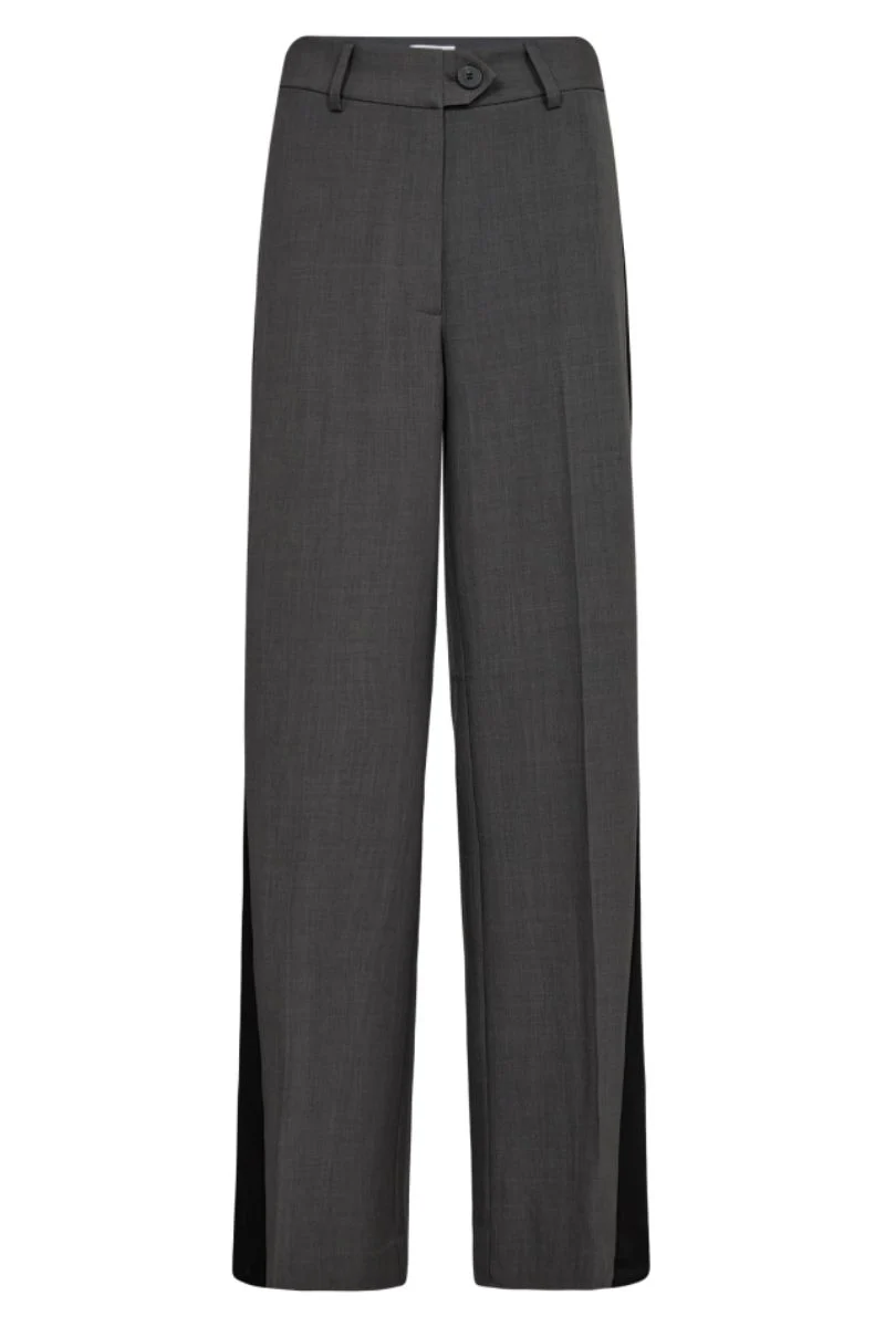 Liane Panel Wide Pant 31397 | Dark Grey | Bukser fra Co'couture - Image 3