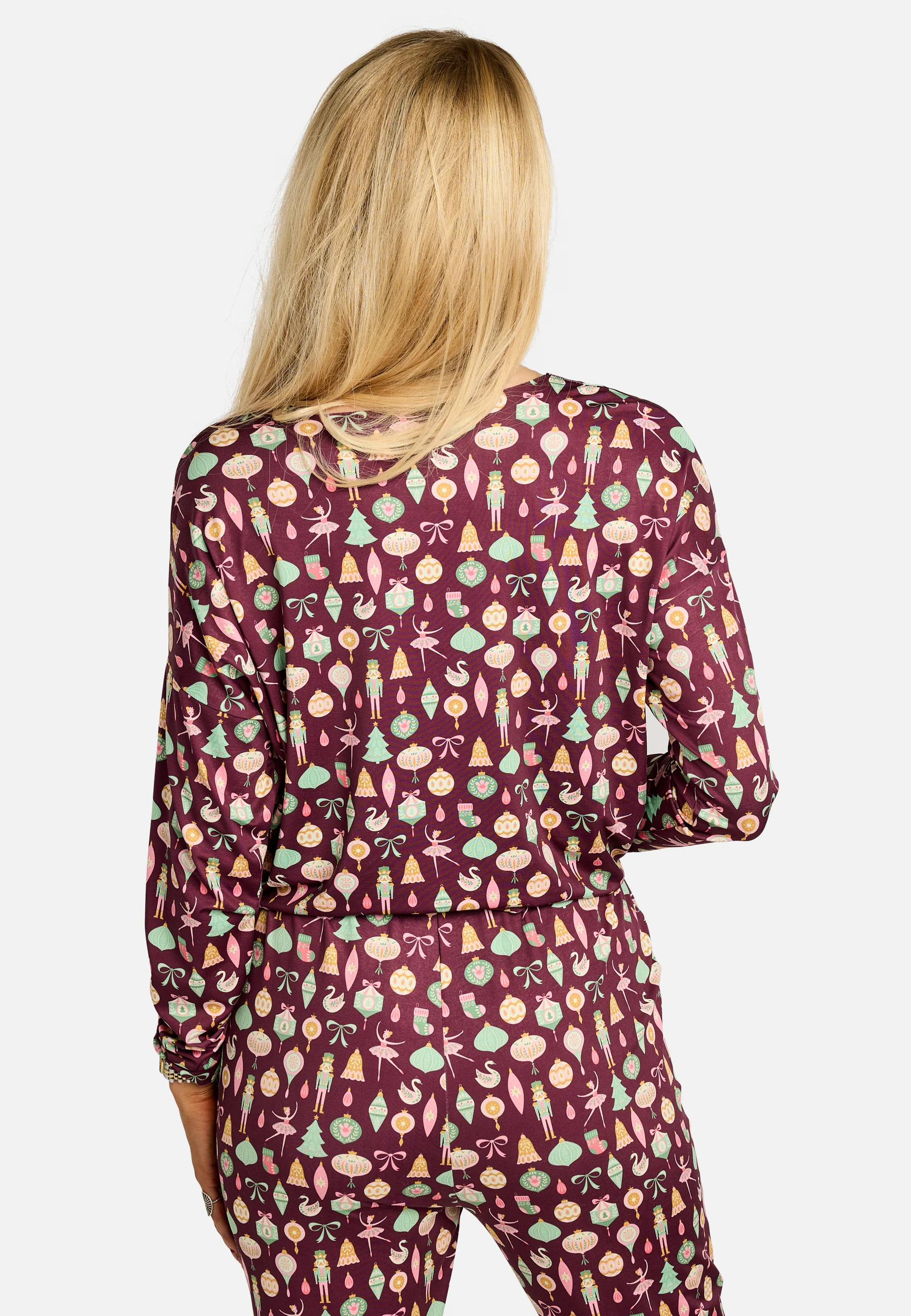 Alma Ls Top | Ballerina Bordeaux | Bluse fra Liberté - Image 6
