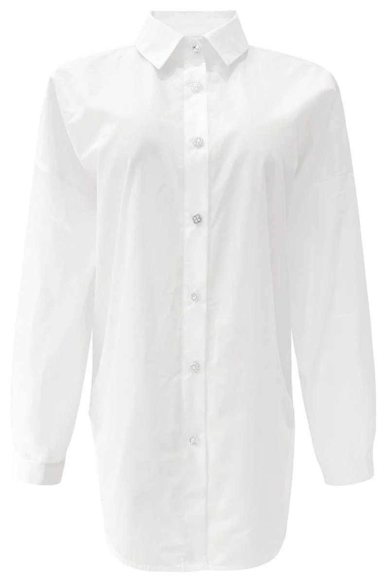 Sara Ls Shirt | White | Skjorte fra Liberté - Image 2