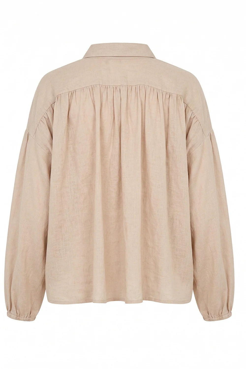 Étoile du Soir Shirt | Beige | Bluse fra Atelier C - Image 4