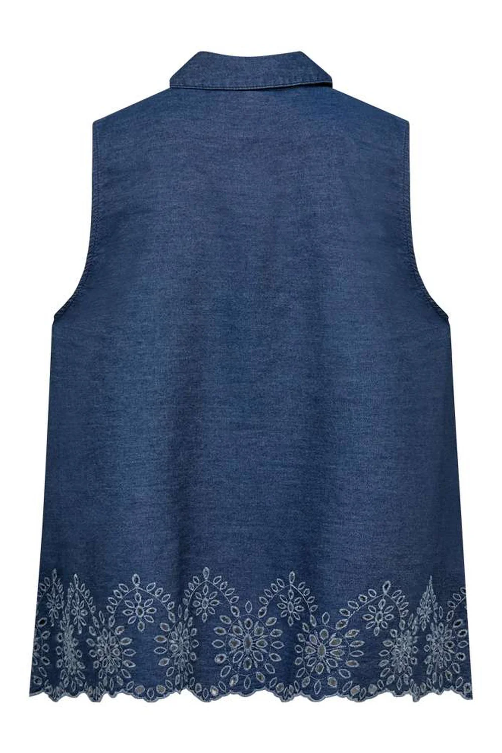 Linda Blouse 208198 | Dark Blue Denim | Bluse fra Freequent - Image 6
