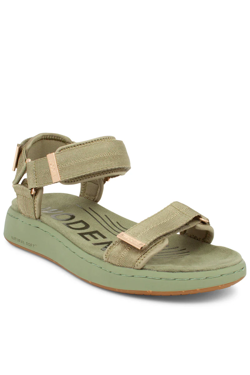 Line | Dusty Olive | Sandaler fra Woden - Image 5