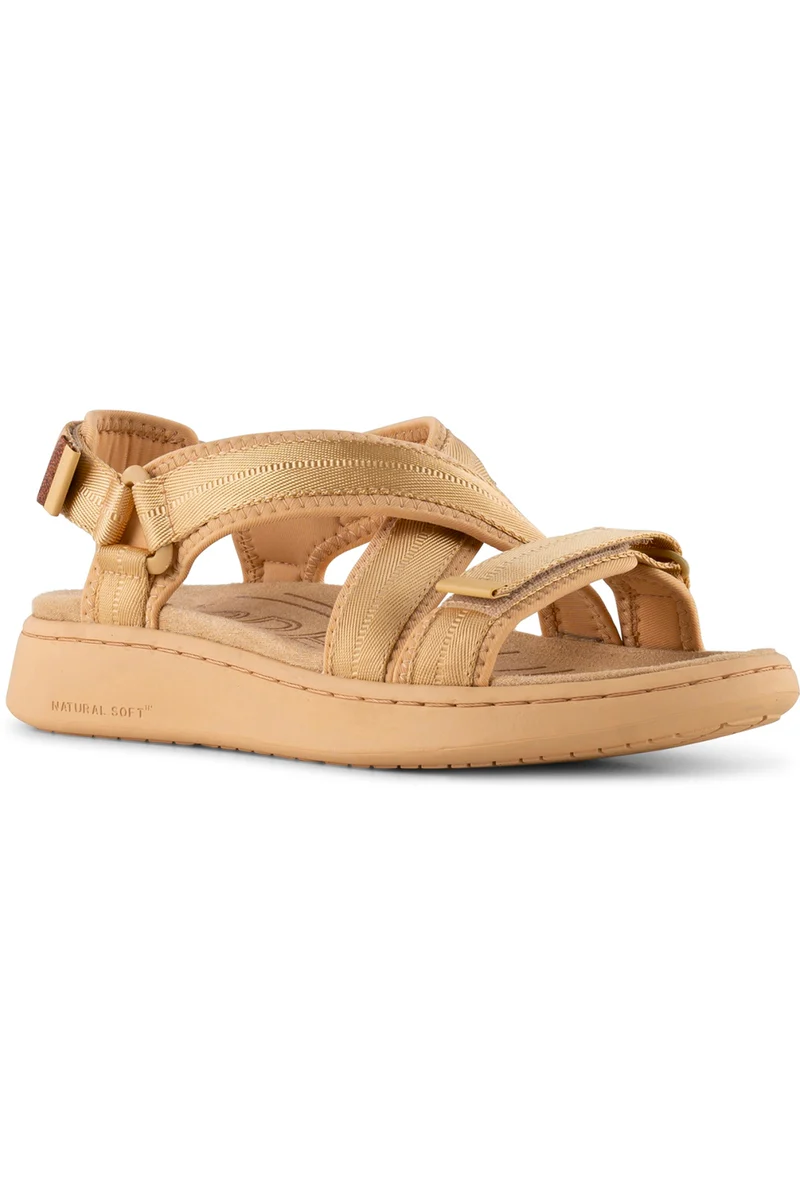 Line Cross | Beige | Sandals fra Woden - Image 3