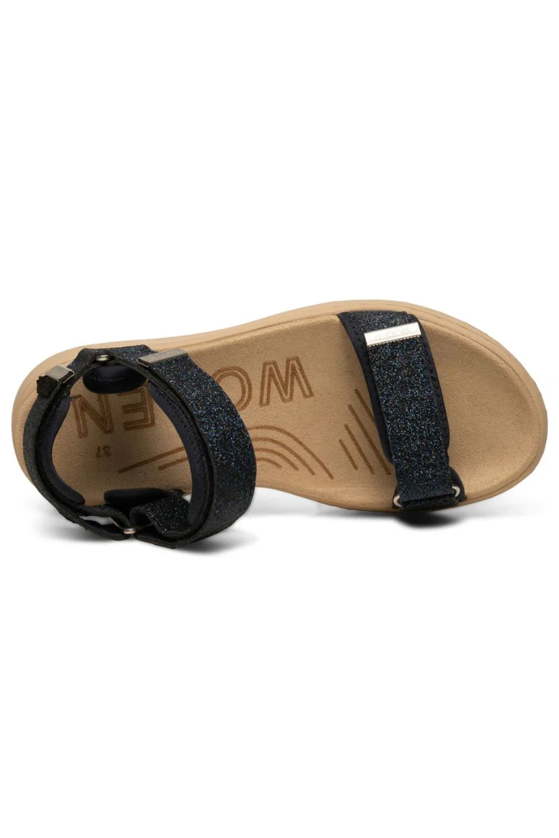Line Glitter WL934 | Dark Navy | Sandals fra Woden - Image 5