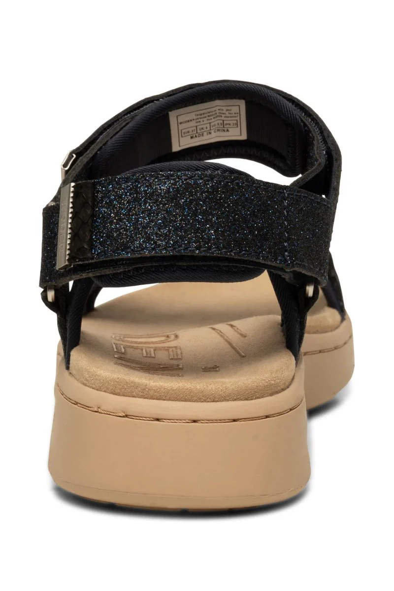 Line Glitter WL934 | Dark Navy | Sandals fra Woden - Image 7